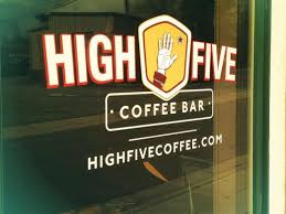 High five coffee Ashville, NC