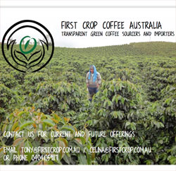 Celina Lazarus of First Crop Coffee Australia